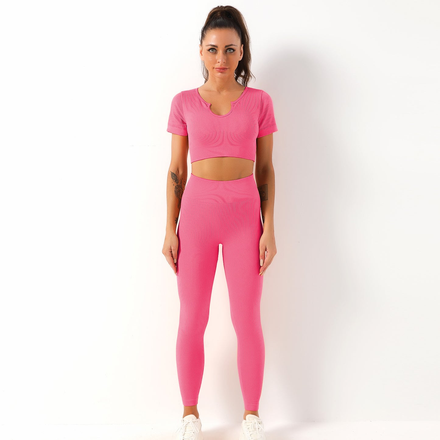 Thread yoga suit sports suit fitness pants