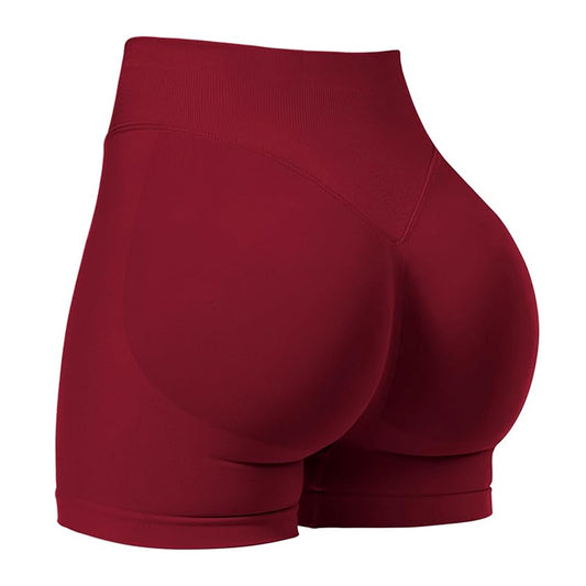 Women's High-Waisted Fitness Shorts Yoga Pants Quick-Drying Hip Lifting Breathable Running Gym Fitness Shorts Yoga Shorts