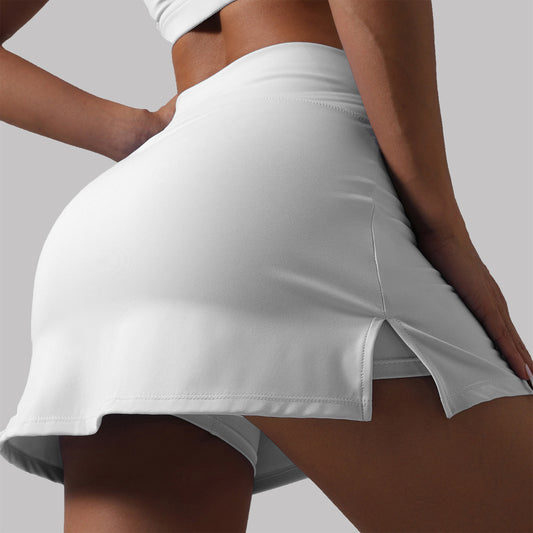 Ladies' A-line casual sports short skirt fitness tennis skirt