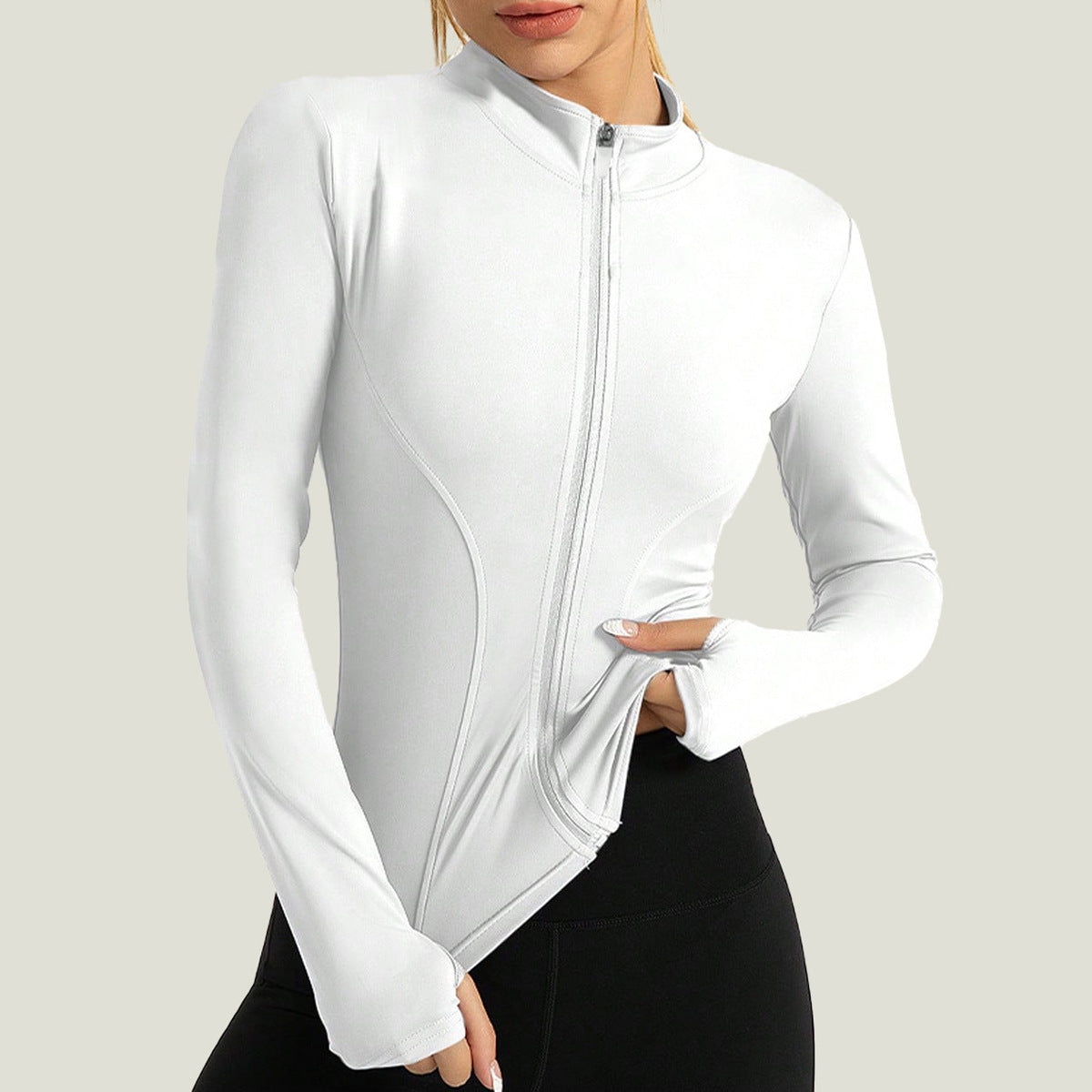 Ladies' outdoor cycling fitness yoga coat quick-drying