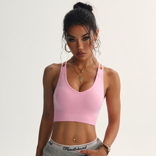 Women's sexy fitness yoga bra sports underwear